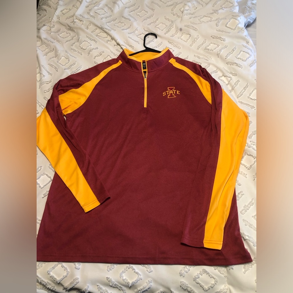 Men’s Iowa State Quarter-Zip Pullover Size XL Never Worn